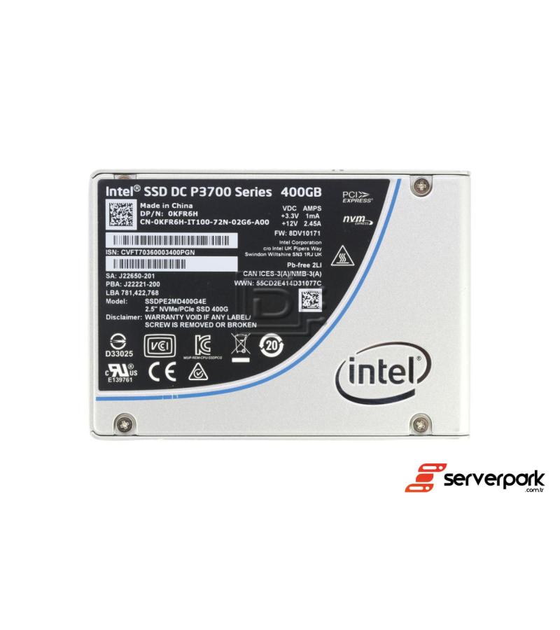 DELL 400GB NVMe Gen3 SSD 2.5' SFF - PN: 0KFR6H / KFR6H