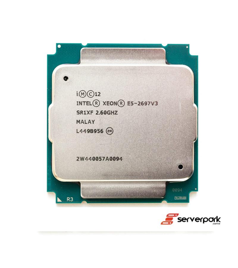 Intel Xeon E5-2697 v3 2.6 GHz	 PN: SR1XF 