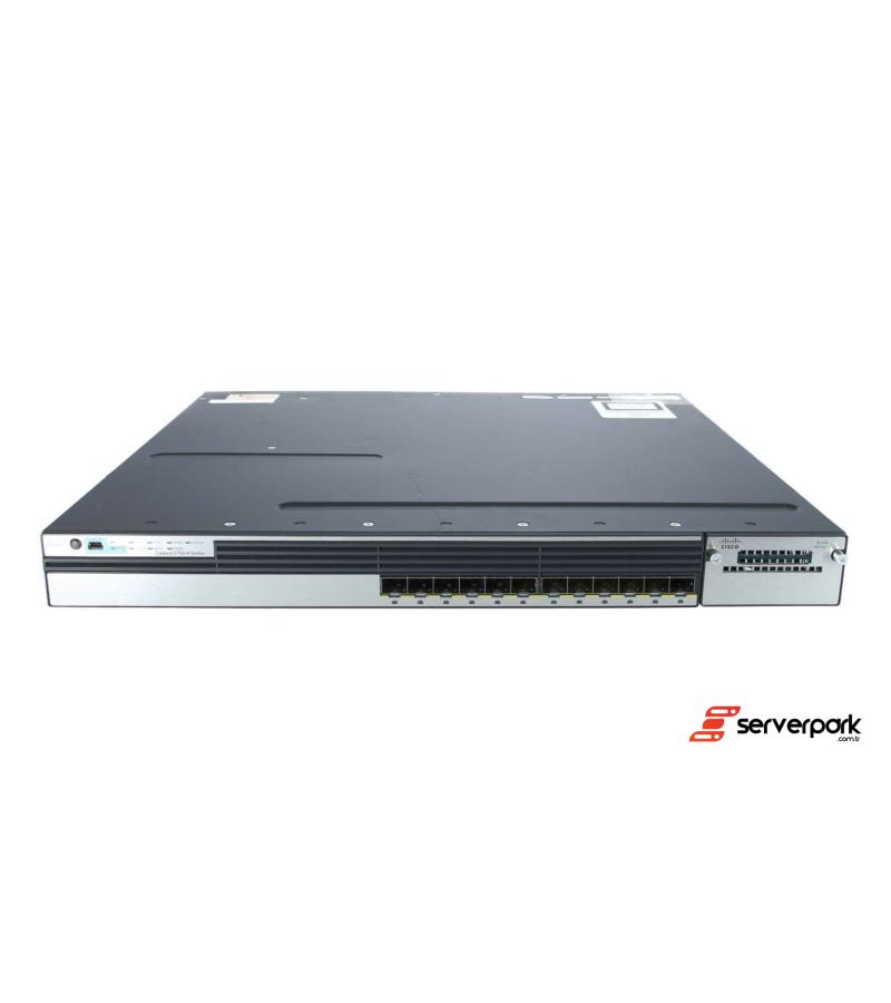 Cisco Catalyst 3750X WS-C3750X-12S-E 12x 1Gb SFP, 1x 350W - PN: WS-C3750X-12S-E