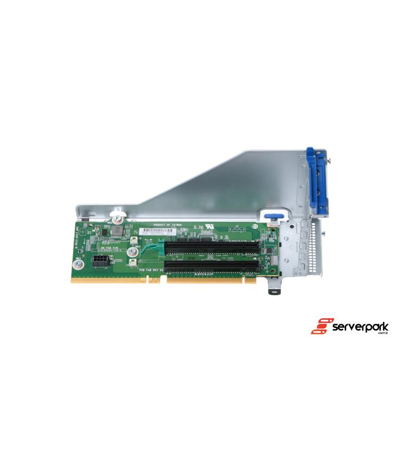 HPE Opsiyonel 1. / 2. Riser Kartı - PCIe Gen3 x16/x16 - DL380 / DL385 / DL560 Gen10 - PN: 875060-001 / 826704-B21