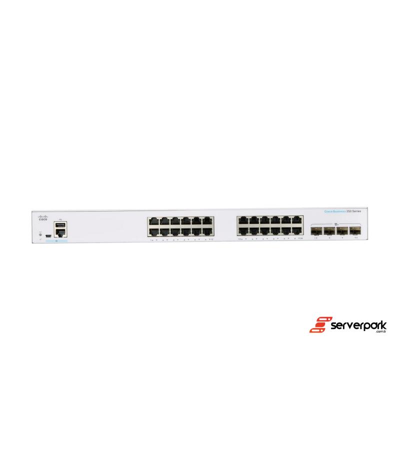 Cisco CBS350-24T-4X-EU 24x 1Gb RJ-45, 4x 10Gb SFP+ - PN: CBS350-24T-4X-EU