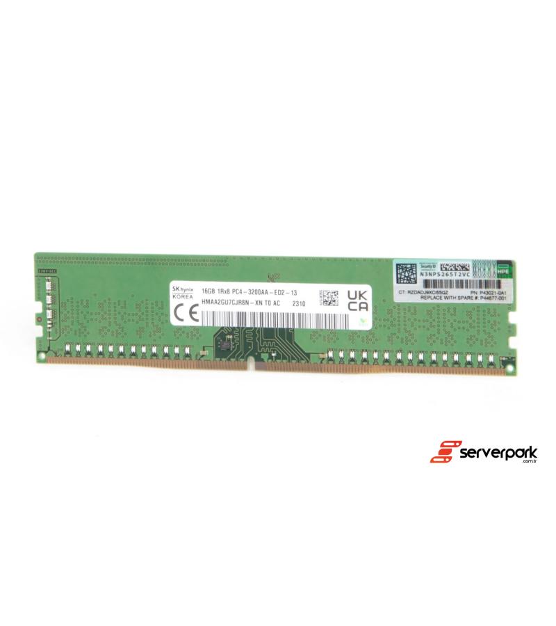 ﻿  HPE 16GB 1Rx4 PC4-3200AA-E U-DIMM DDR4 PN: P43021-0A1
