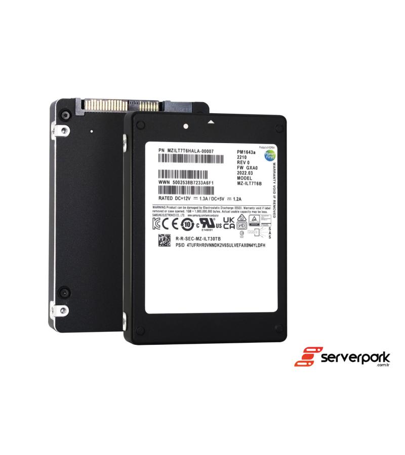 Samsung PM1643a 7.68 TB 2,5' SAS SSD -PN: MZILT7T6HALA-00007