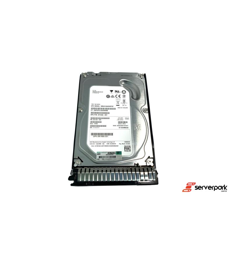 HPE 1TB 3.5" SATA Hard Disk - PN: 872295-003 / 861691-B21