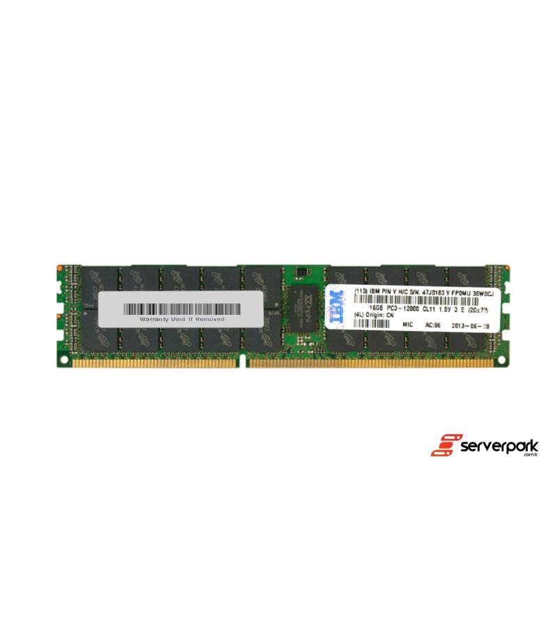IBM 16GB 2Rx4 PC3-12800R R-DIMM DDR3 REG ECC PN: 47J0183 