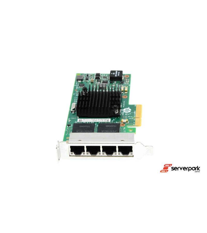 HPE 366T Quad Port 1G RJ45 Ethernet Kart - PN: 816551-001 / 811546-B21 (LP)