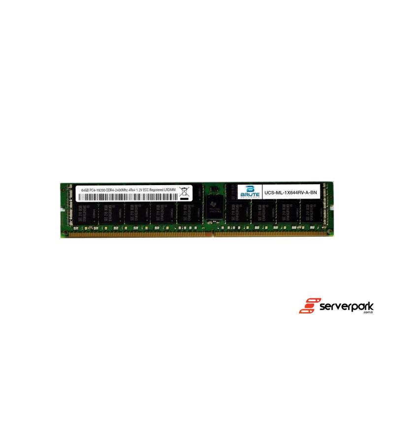 Cisco 64GB 4DRx4 PC4-2400T   LR-DIMM DDR4 ECC - PN :  15-104063-01 / UCS-ML-1X644RV-A