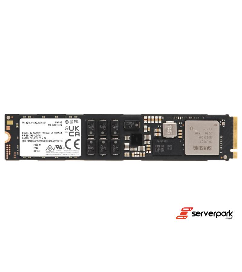 Samsung PM9A3  960 GB NVMe M.2 SSD - PN: MZ1L2960HCJR-00A07