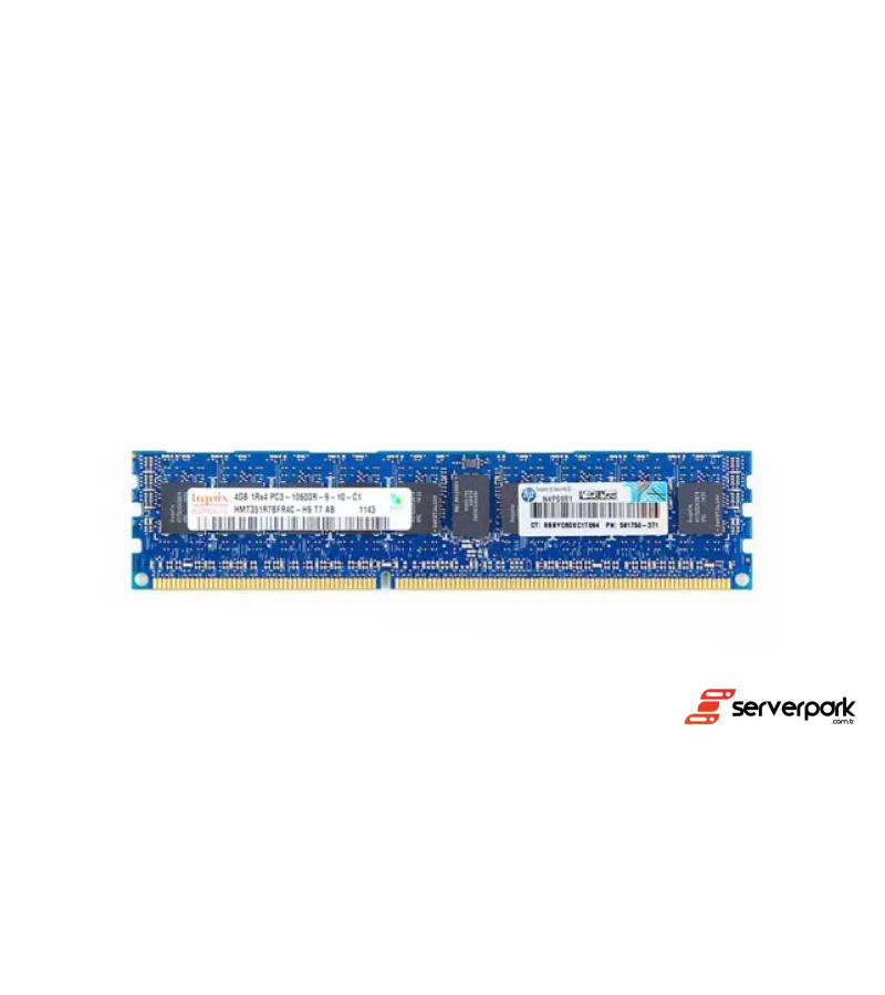 HP 4 GB DDR3 PS3 10600R R-DIMM REG ECC PN: 591750-371