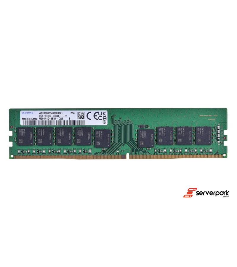 ﻿  SAMSUNG 32GB 2Rx8 PC4 3200AA E-DIMM DDR4 PN: M391A4G43BB1-CWE
