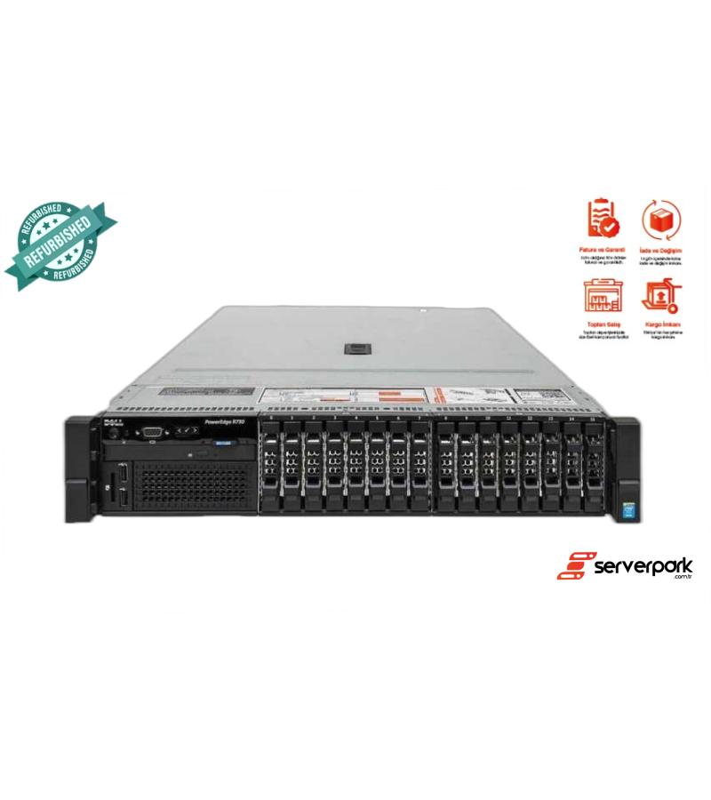 ﻿DELL R730  - 8SFF / 2 x  E5- 2680 V4 CPU / 256GB DDR4 RAM / 1GB RAID / 2 x 750W PS / Universal Raf Kızak 