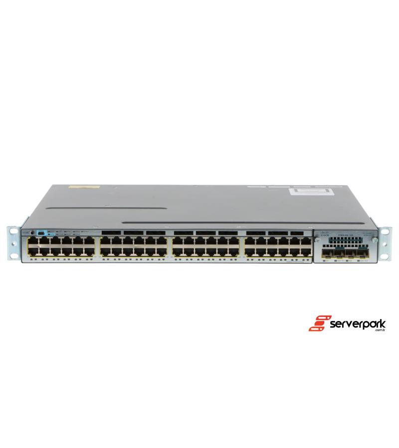 Cisco Catalyst 3750X | 48x 1Gb RJ-45 | 2x 350W | C3KX-NM-1G | PN: WS-C3750X-48T-S