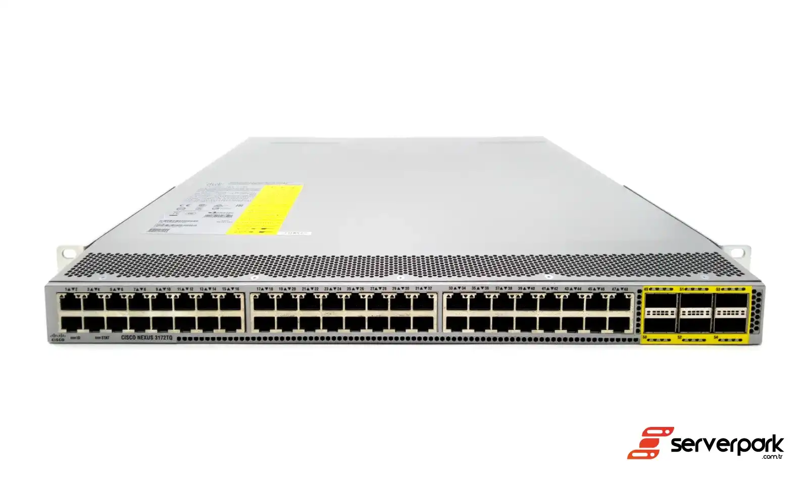 Cisco Nexus 3172 N3K-C3172TQ-10GT 48x 10Gb RJ-45, 6x 40Gb QSFP+ - PN: N3K-C3172TQ-10GT