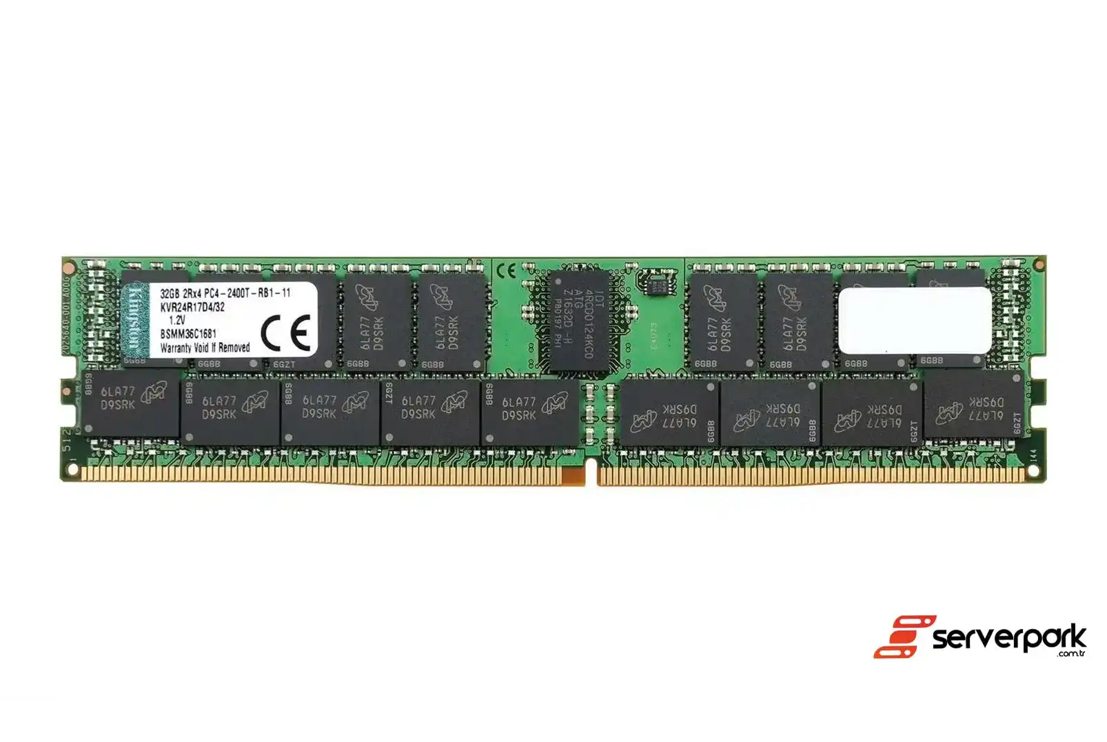 Kingston ValueRAM 32GB 2Rx4 PC4-2400T  R-DIMM DDR4 REG ECC - PN :  KVR24R17D432MA