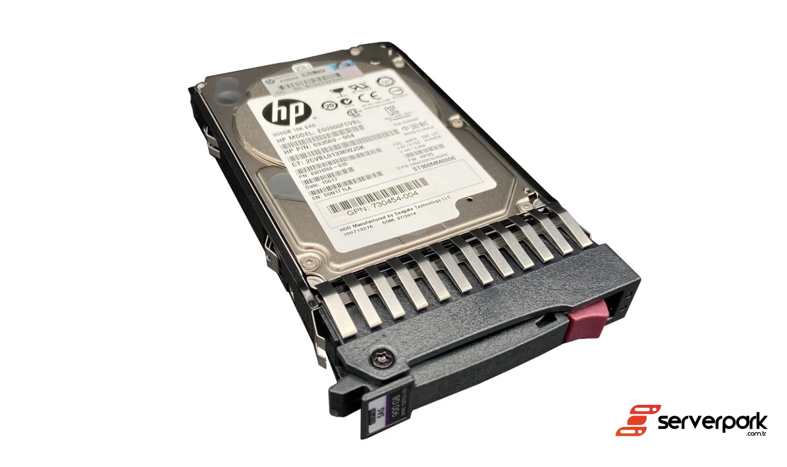HPE MSA 900GB 6G 10K SAS HDD - PN: 730703-001 / C8S59A