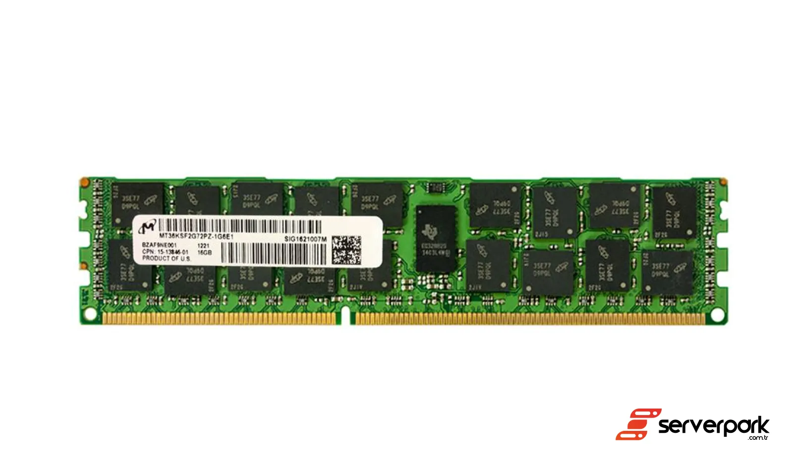 Micron 16GB 2Rx4 PC3L-12800R R-DIMM DDR3  REG ECC PN: MT36KSF2G72PZ-1G6E1