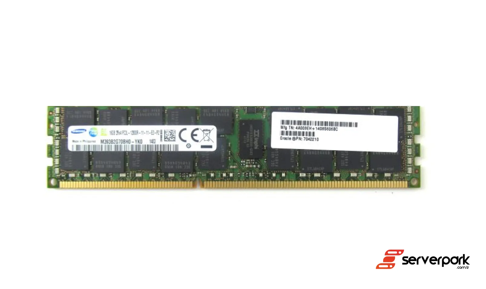 ORACLE 16GB 2Rx4 PC3L-12800R R-DIMM DDR3 REG ECC - 7042210