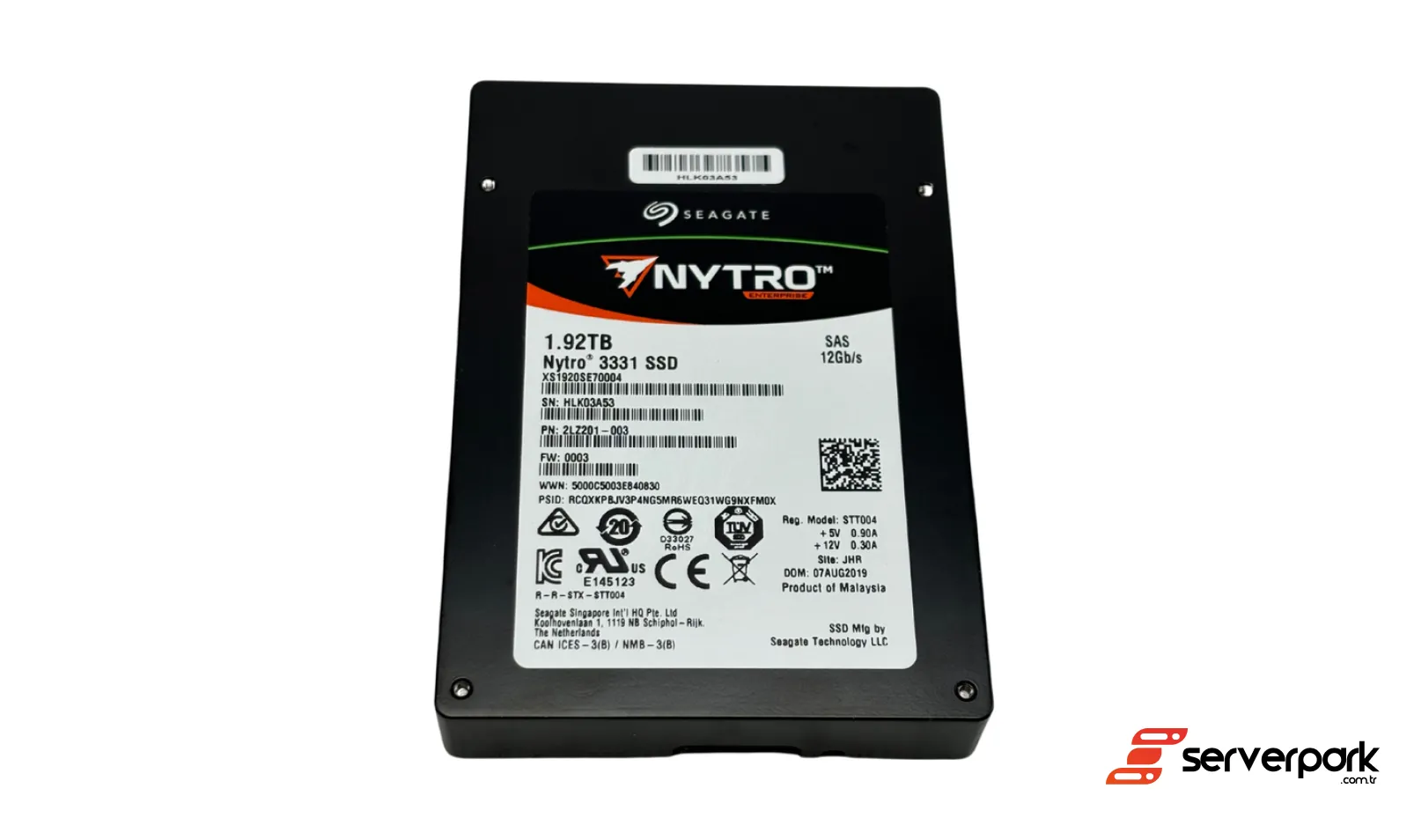 Seagate Nytro 3331 1.92TB 2.5' SAS SSD - PN: XS1920SE70004