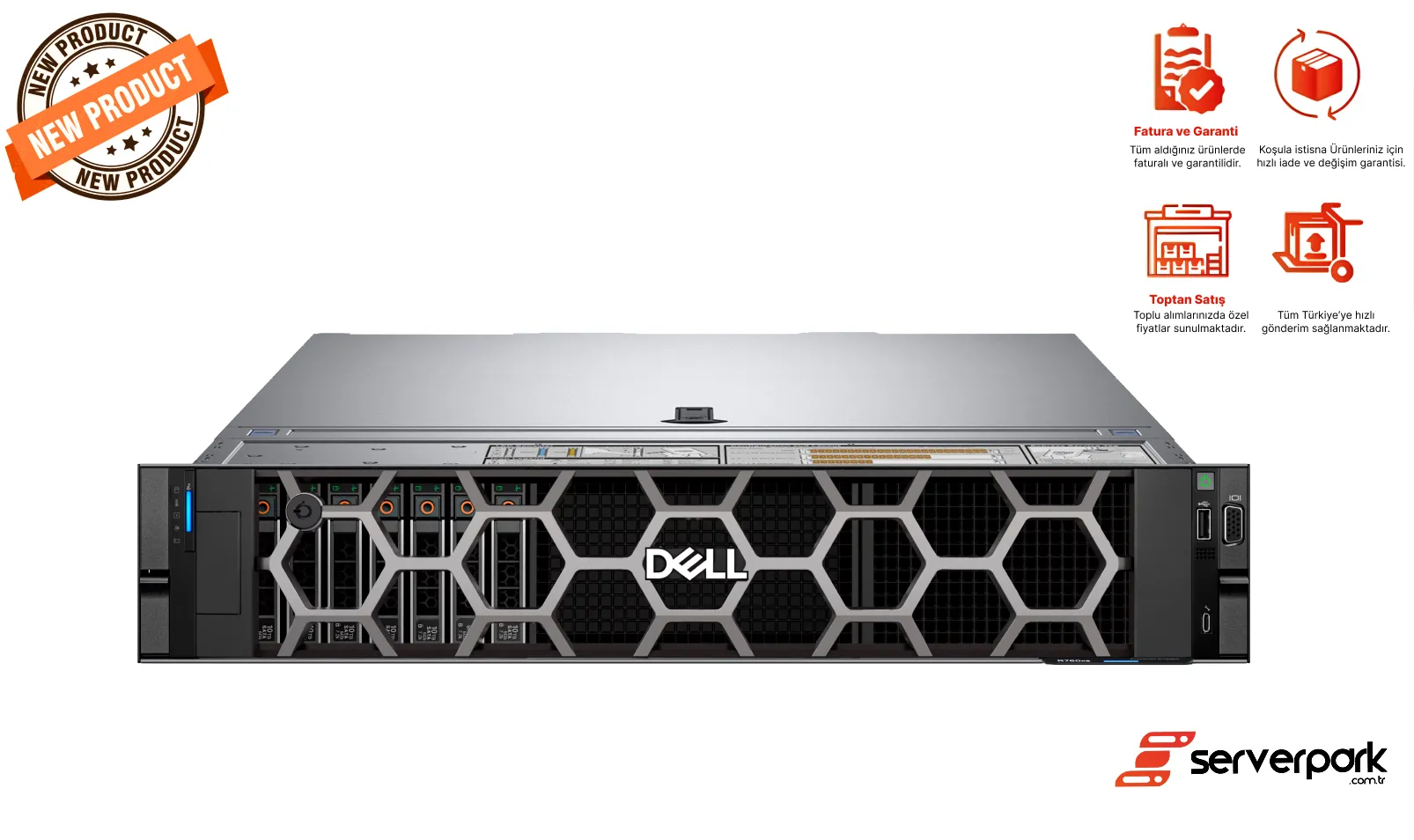 DELL R760XS - 8SFF / 2 x Silver 4510 / 128 GB DDR5 / 2 x 700 PS / 8GB RAID / Railkit