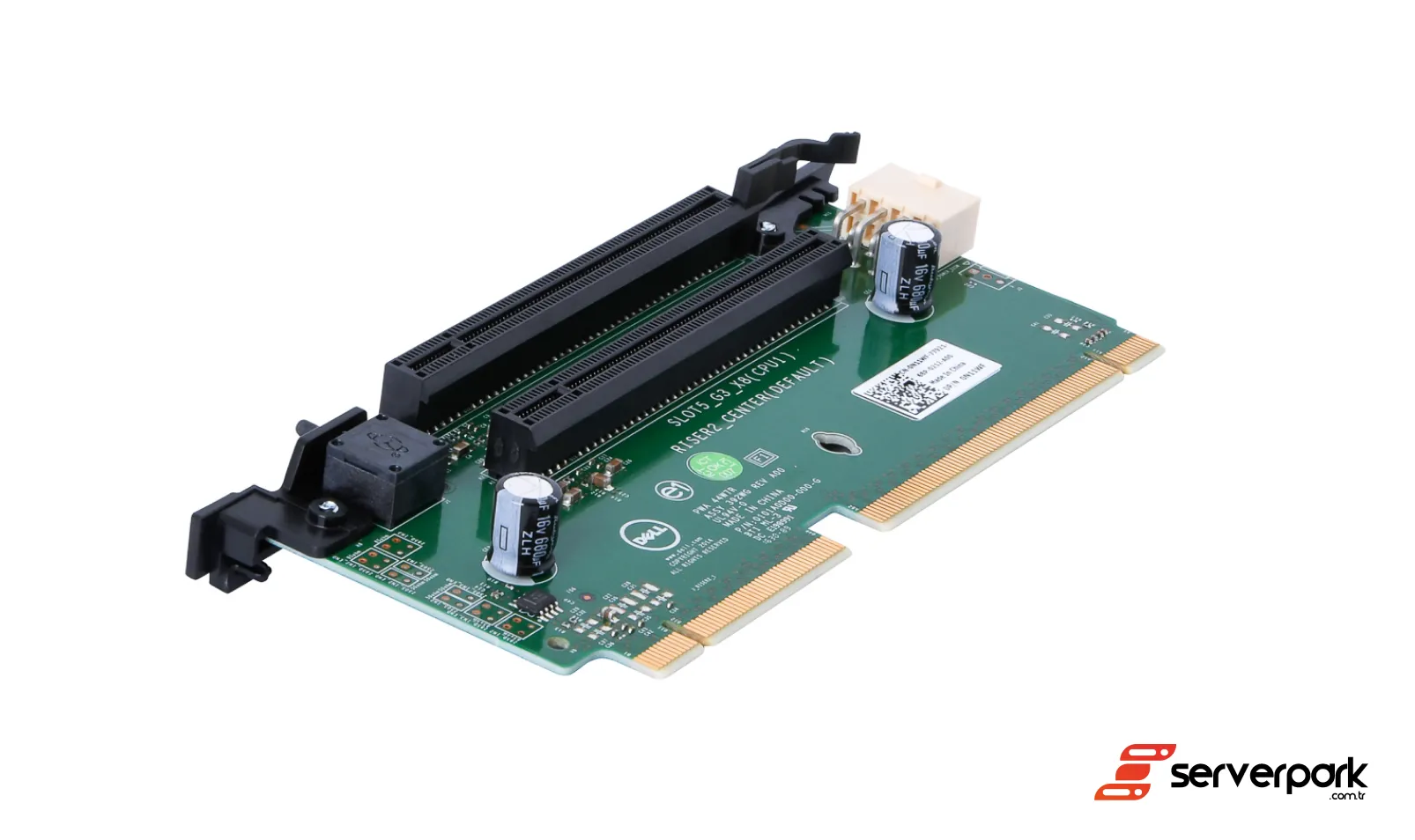 DELL Riser Kart - 1x PCIe x16, 1x PCIe x8 - PowerEdge R730, R730xd - PN: 0N11WF / N11WF