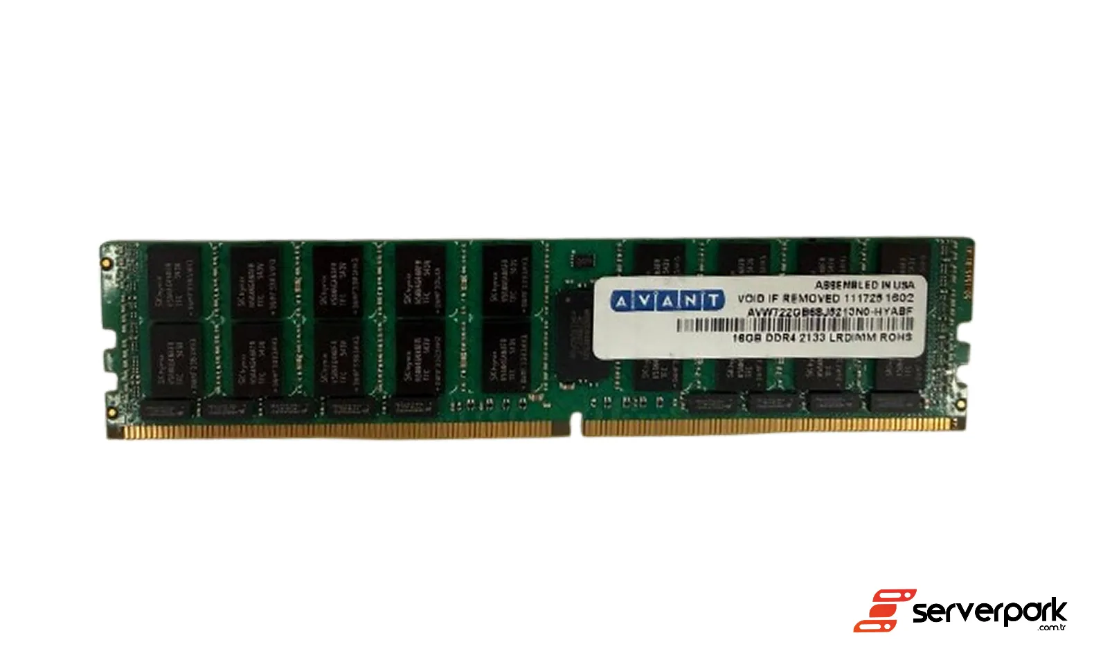 Avant 16GB 2Rx4 PC4-2133P R-DIMM DDR4 ECC PN: AVW722GB88J5213N0-HYABF