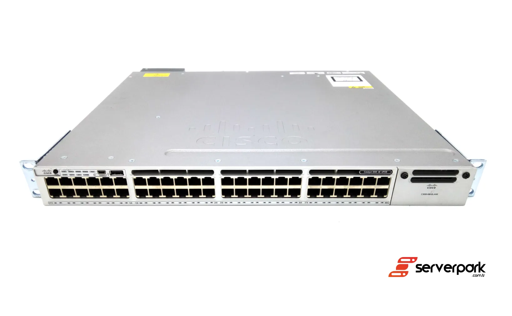 Cisco Catalyst WS-C3850-48F-S 48x 1Gb RJ-45 PoE+ C3850-NM-4-1G 2xPSU - PN: WS-C3850-48F-S