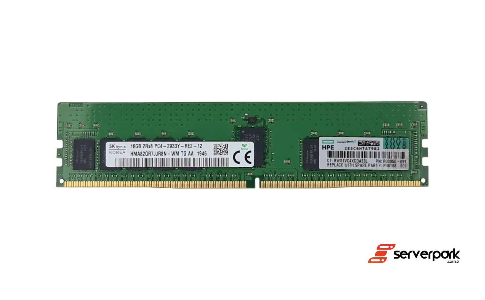 HPE 16GB 2Rx8 PC4-2933Y   R-DIMM DDR4 REG ECC - PN : P03050-091