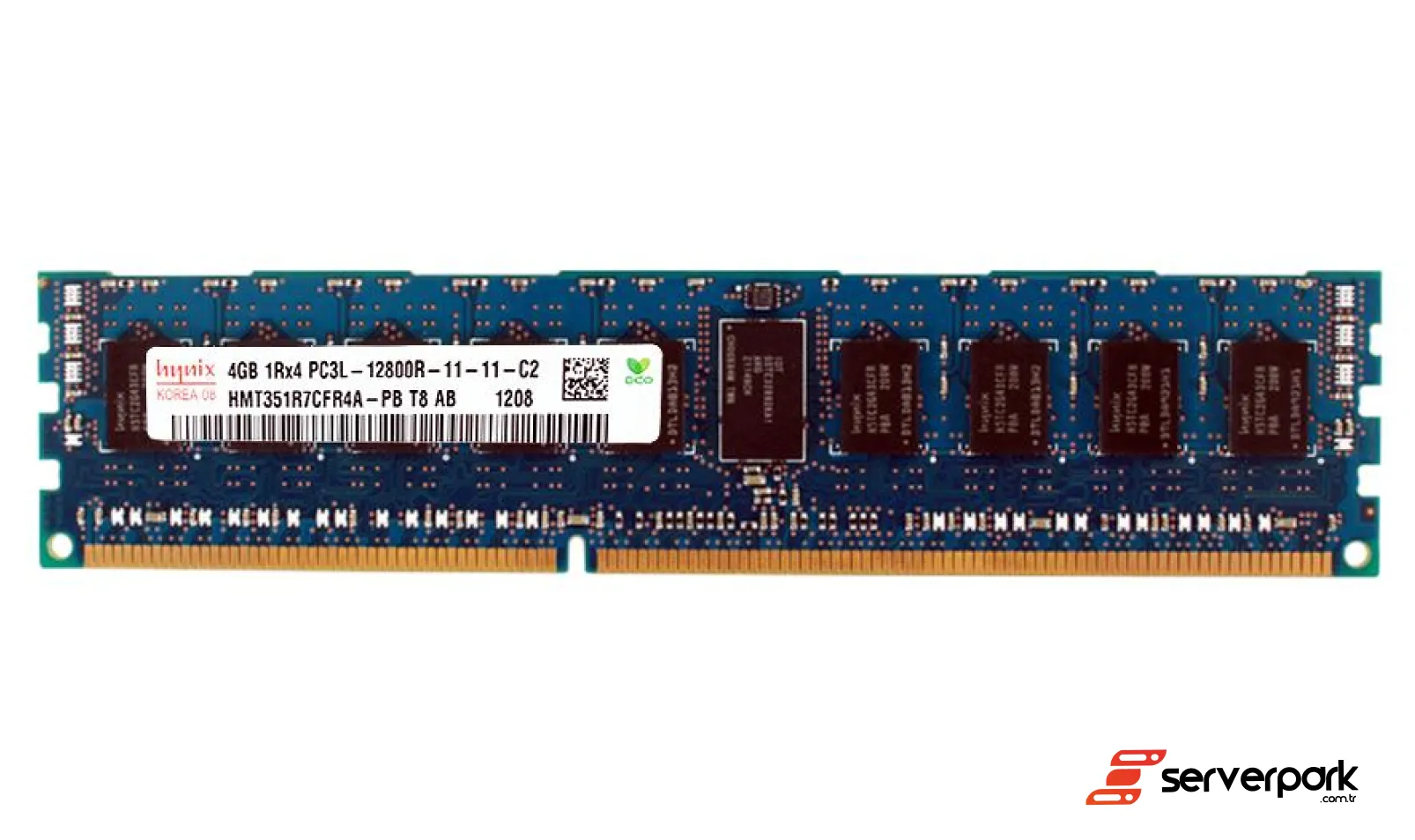 SK hynix 4GB 1Rx4 PC3L-12800R DDR3 REG ECC - PN: HMT351R7CFR4A-PB