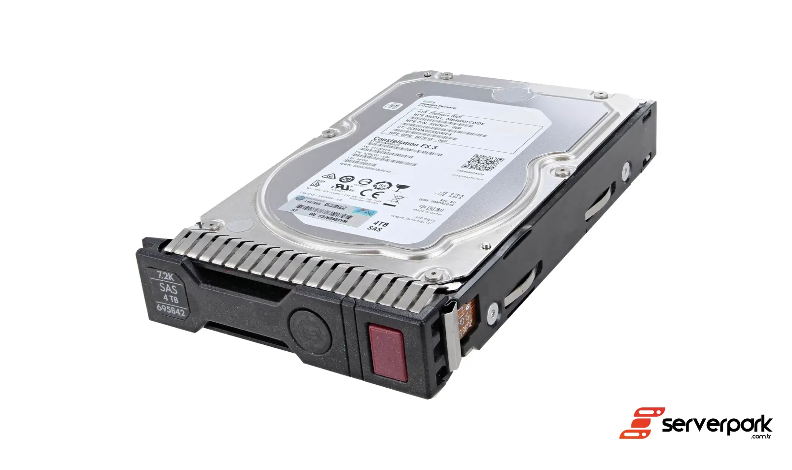 HPE 4TB 3.5' 7.2K SAS HDD - PN: 695842-001 / 695510-B21