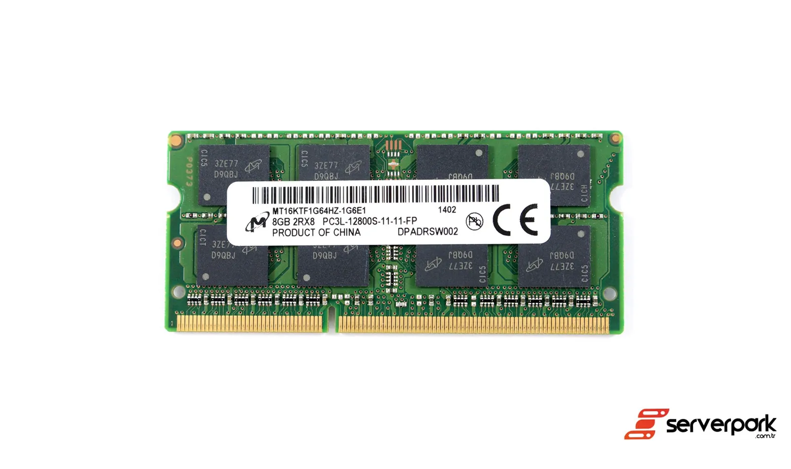 Micron 8GB 2Rx4 PC3L-12800R DDR3  PN: MT36KSF1G72PZ-1G6K2HE