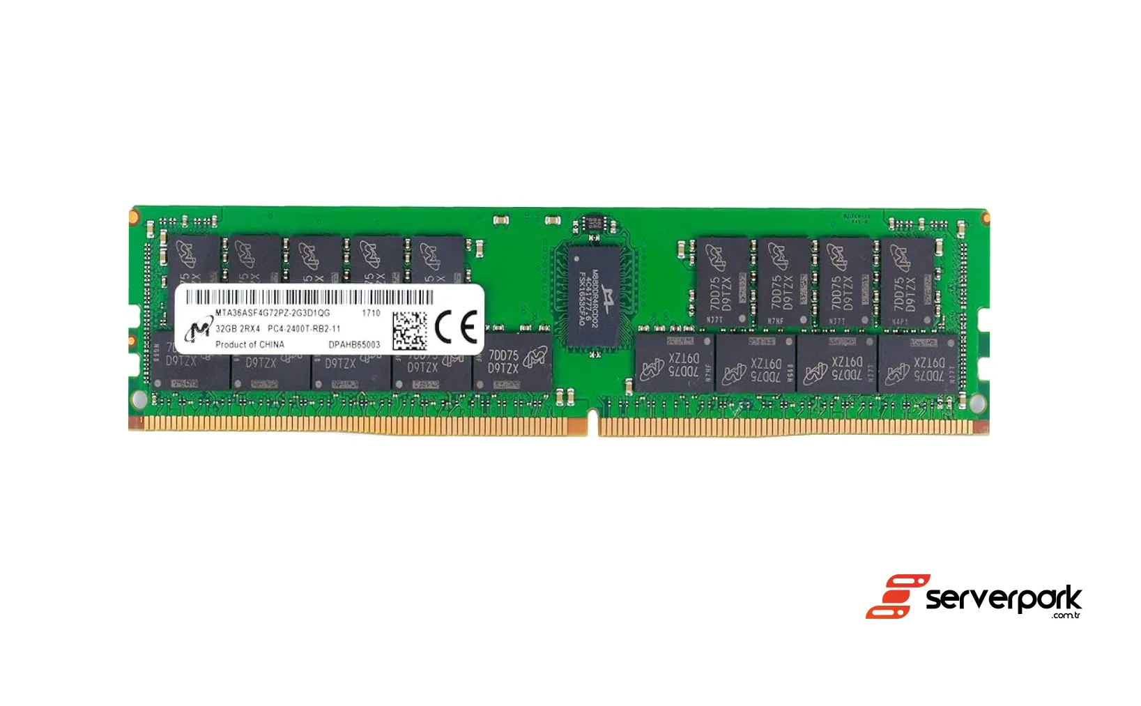 Micron 32GB 2Rx4 PC4-2400T  LR-DIMM DDR4 ECC - PN : MTA36ASF4G72LZ-2G3A1