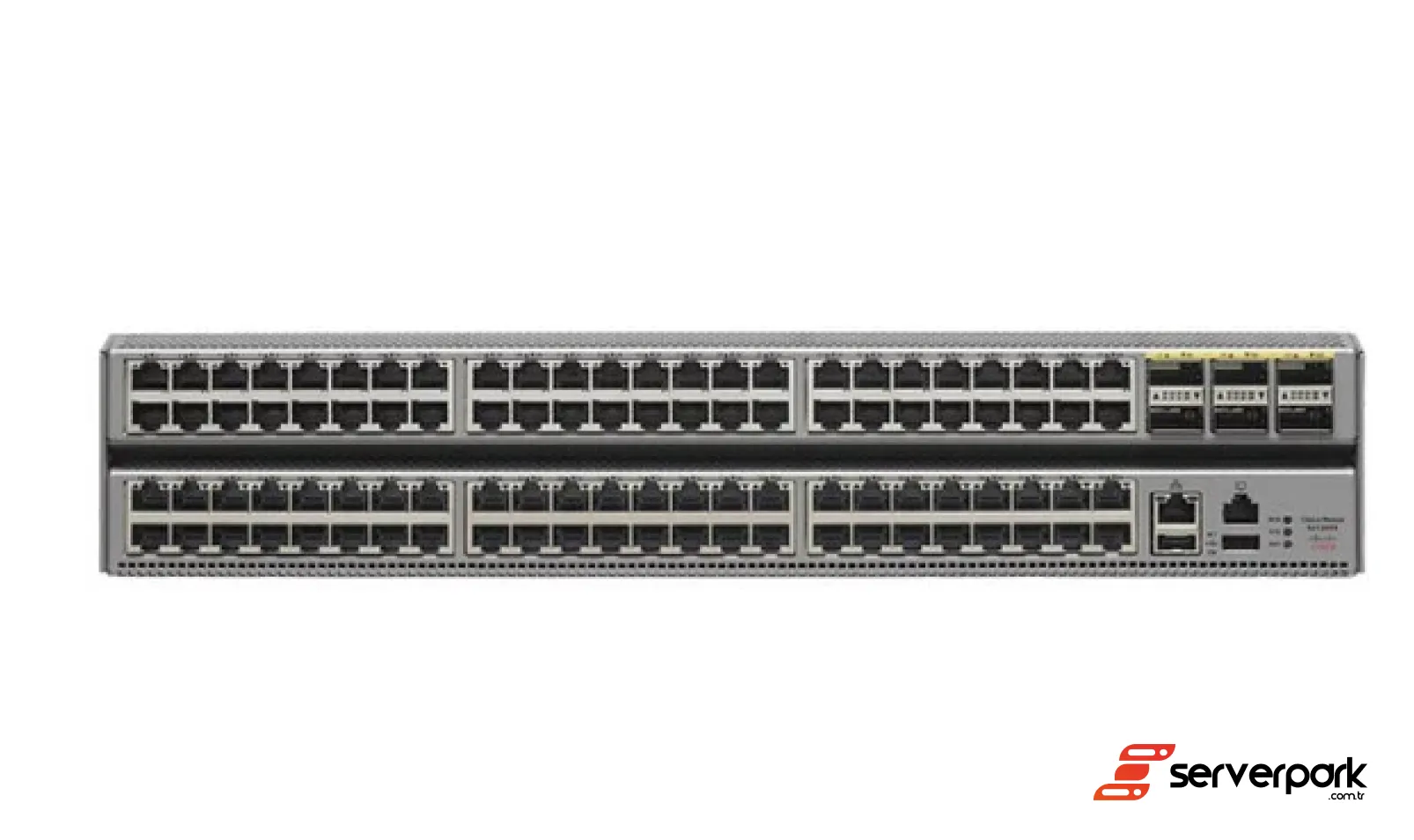 Cisco Nexus N9K-C93120TX 96x 100Mb/1Gb/10Gb RJ-45, 6x 40Gb QSFP+ - PN: N9K-C93120TX