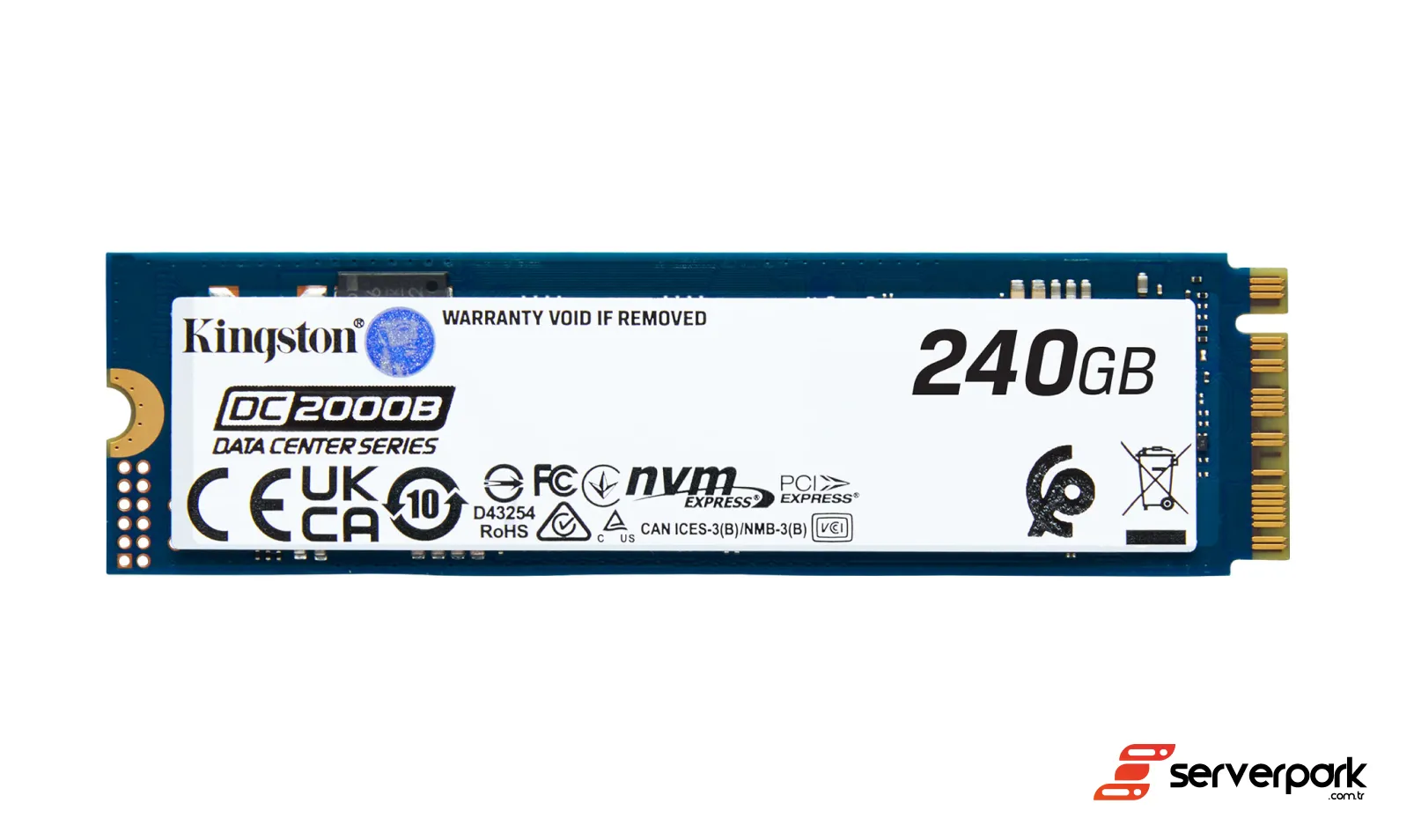 Kingston DC2000B 240 GB NVMe M.2 SSD - PN: SEDC2000BM8/240G