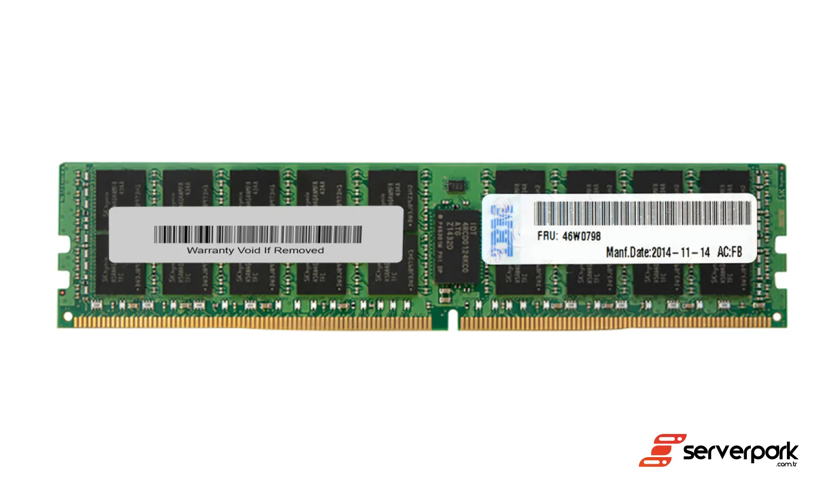 Lenovo 16GB 2Rx4 PC4-2133P-R DDR4  REG ECC PN: 46W0798