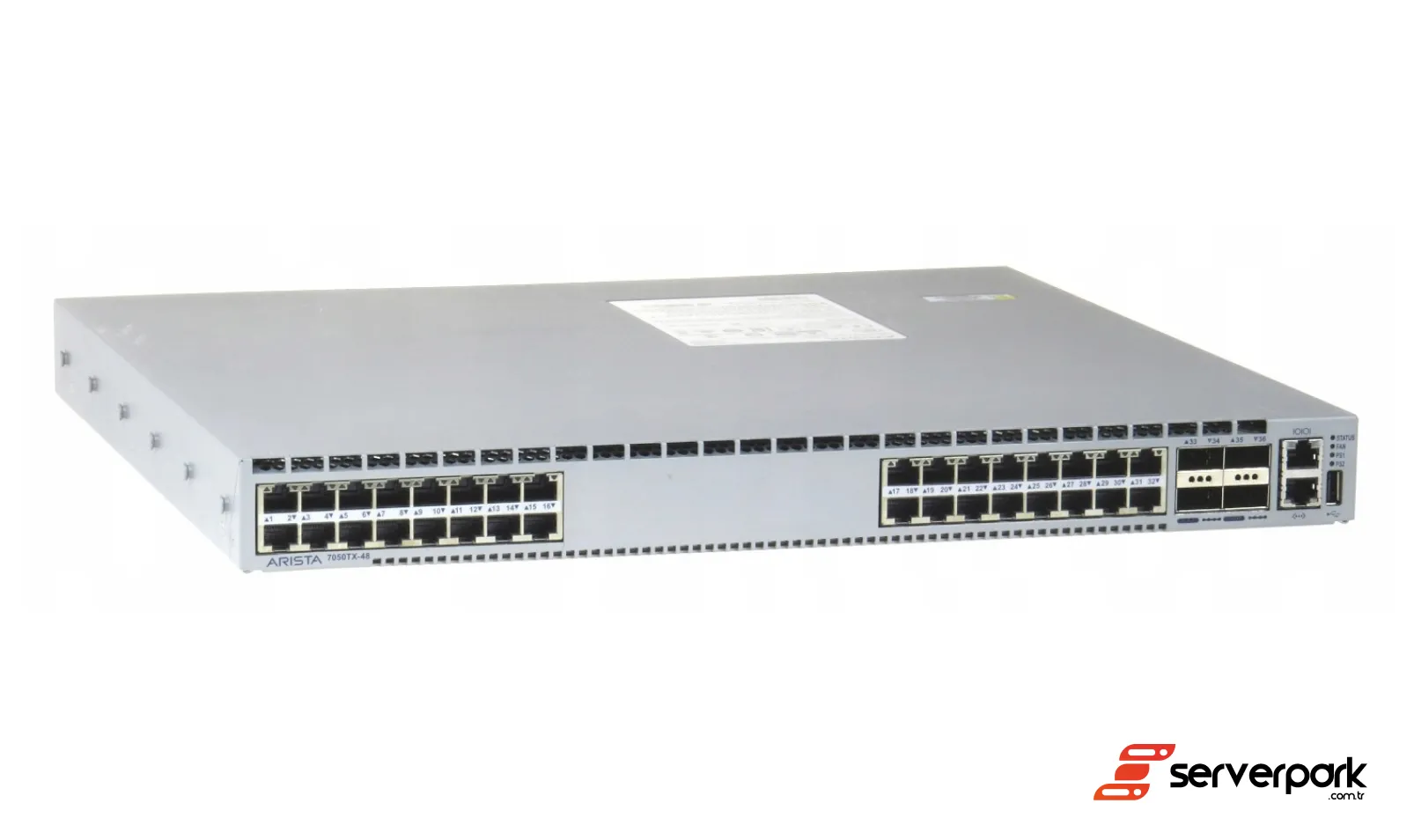 Arista DCS-7050TX-48 7050T 32x 10Gb RJ-45, 4x 40Gb QSFP+ - PN: 7050TX-48
