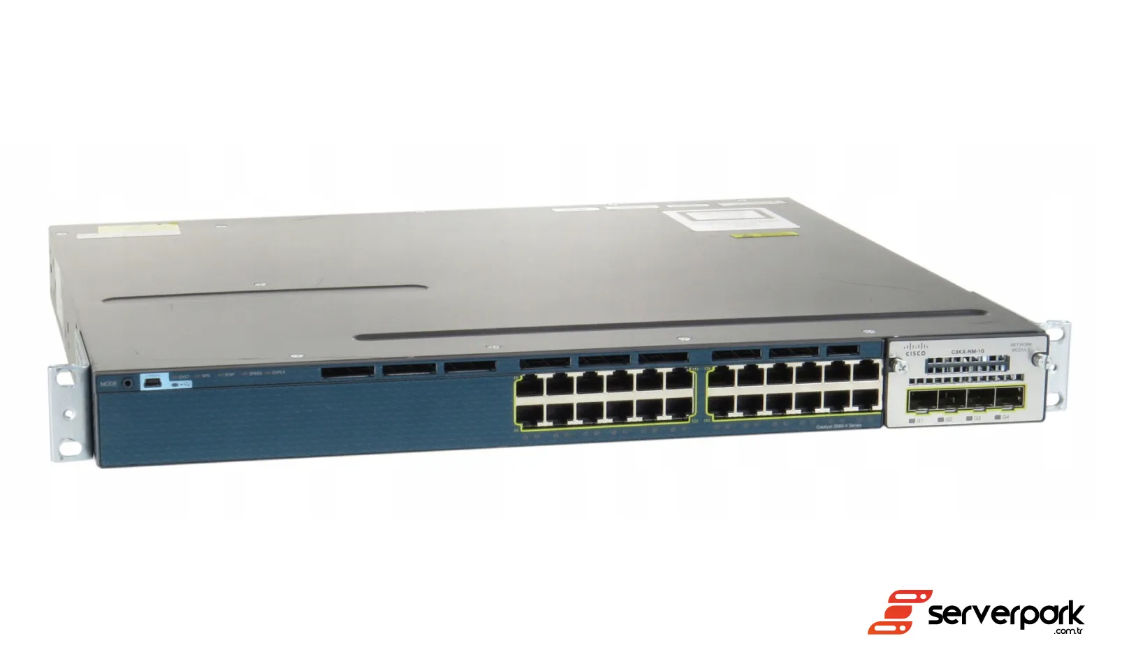 Cisco Catalyst 3750-X WS-C3750X-24P-S 24x Port 1Gb RJ-45 PoE+ 2x PSU - PN: WS-C3750X-24P-S