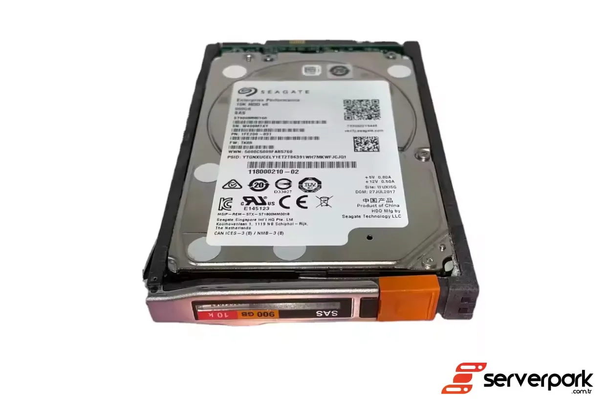 EMC 900GB 2.5' SAS HDD - PN: 118000210-02 / 005051957
