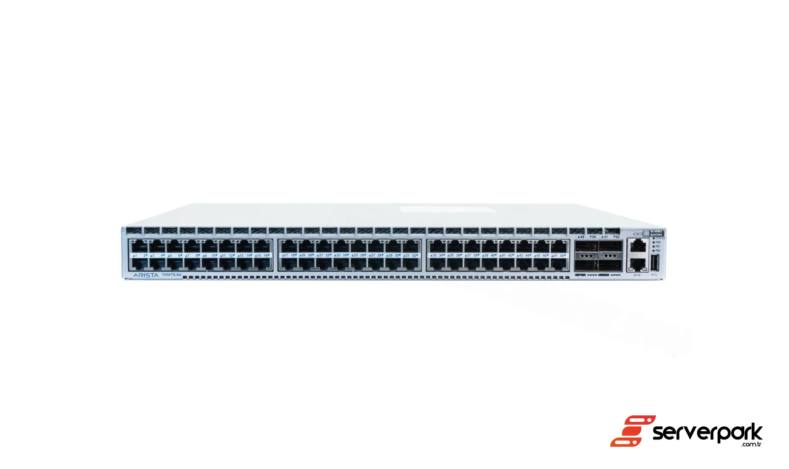 Arista DCS-7050TX-64 7050TX 48x 10Gb RJ-45, 4x 40Gb QSFP+ - PN: 7050TX-64