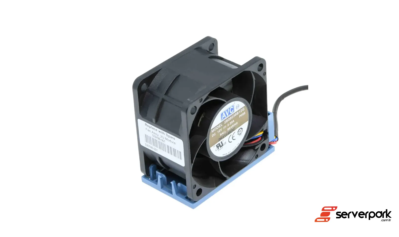 HP ProLiant DL180 G6, SE326M1, StorageWorks P4500 G2 Chassis Fan - PN: 519199-001