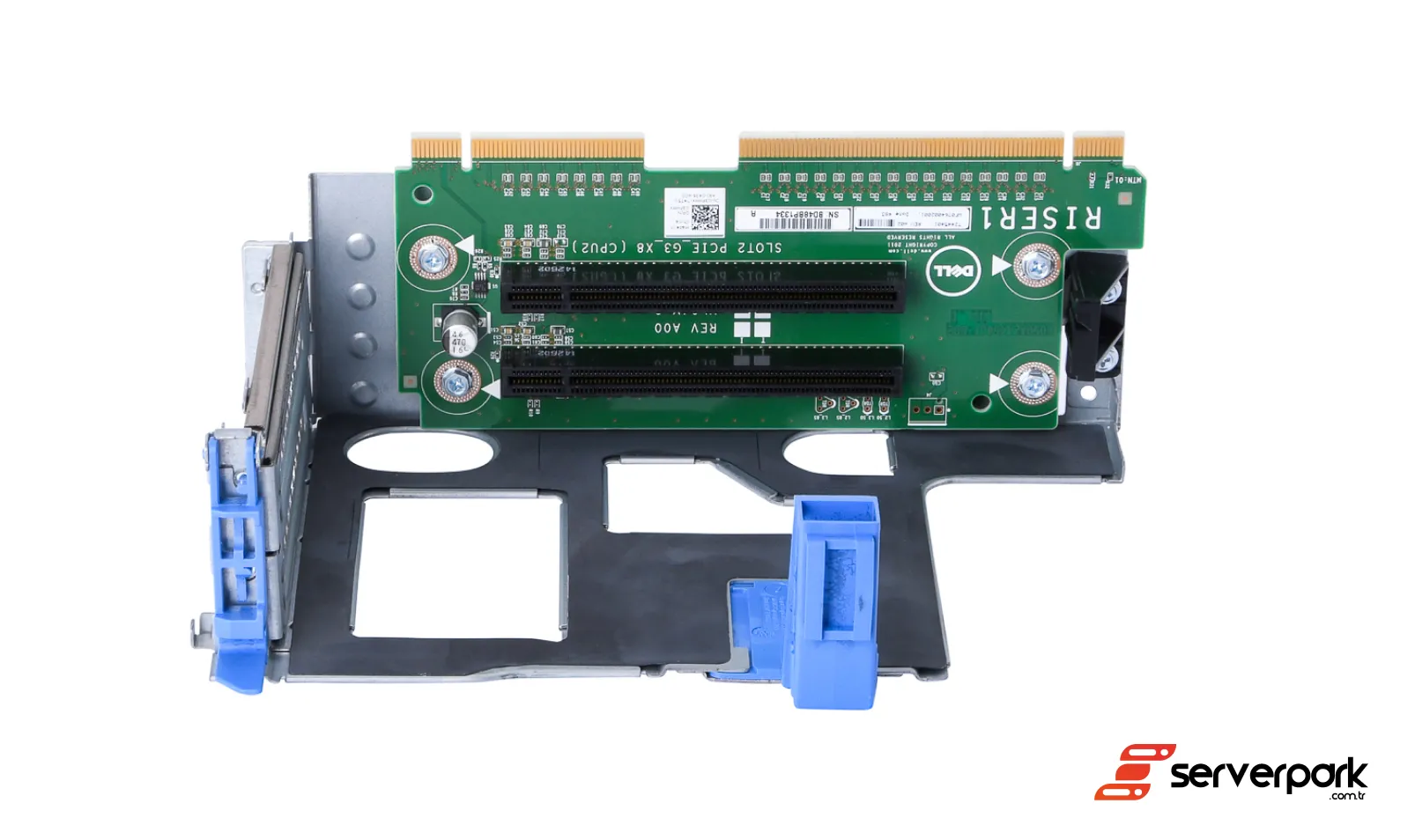 DELL Riser Kafesi ile Riser Kartı #1 - 2x PCIe x16 - PowerEdge R820 - PN: 03FHMX / 3FHMX, 0FX0VR / FX0VR