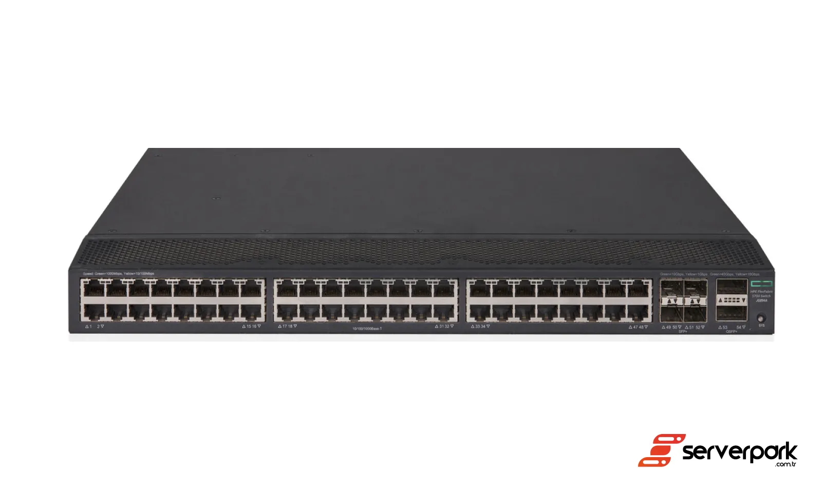 HP FlexFabric 5700 48x 1Gb RJ-45, 4x 10Gb SFP+, 2x 40Gb QSFP+ - PN: 5700-48G-4XG2QSFP+ JG894A
