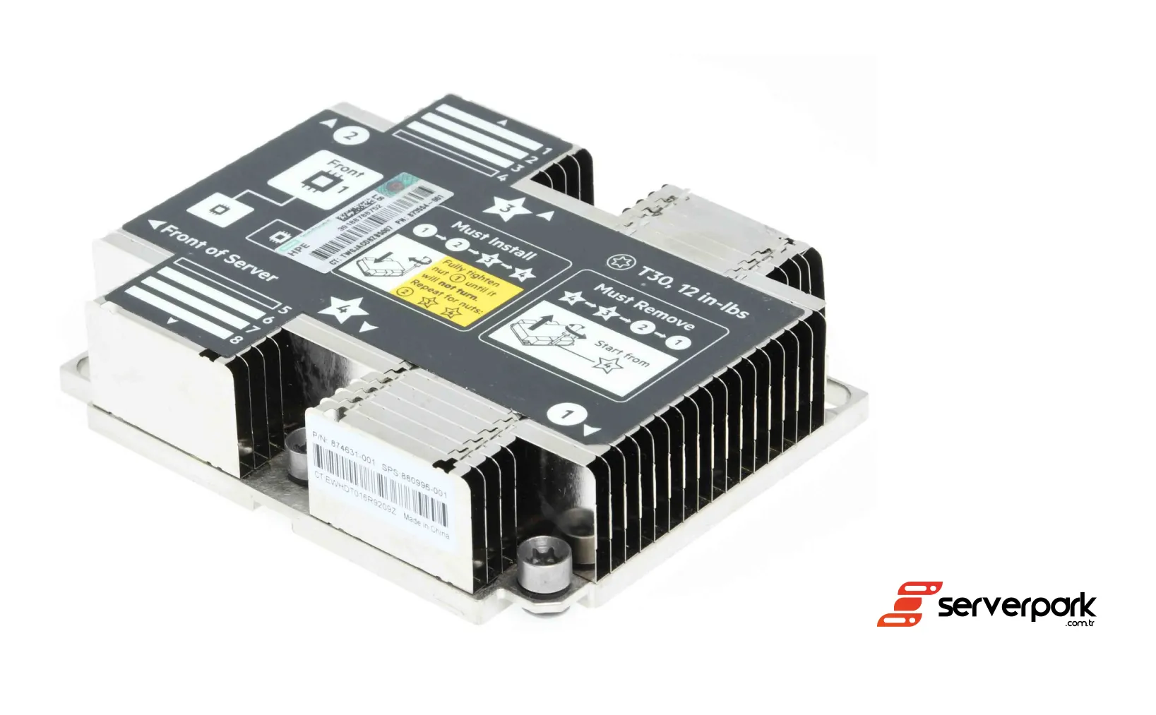 HPE  - ProLiant XL450 Gen10 Front CPU#1 Heatsink - PN: 880996-001