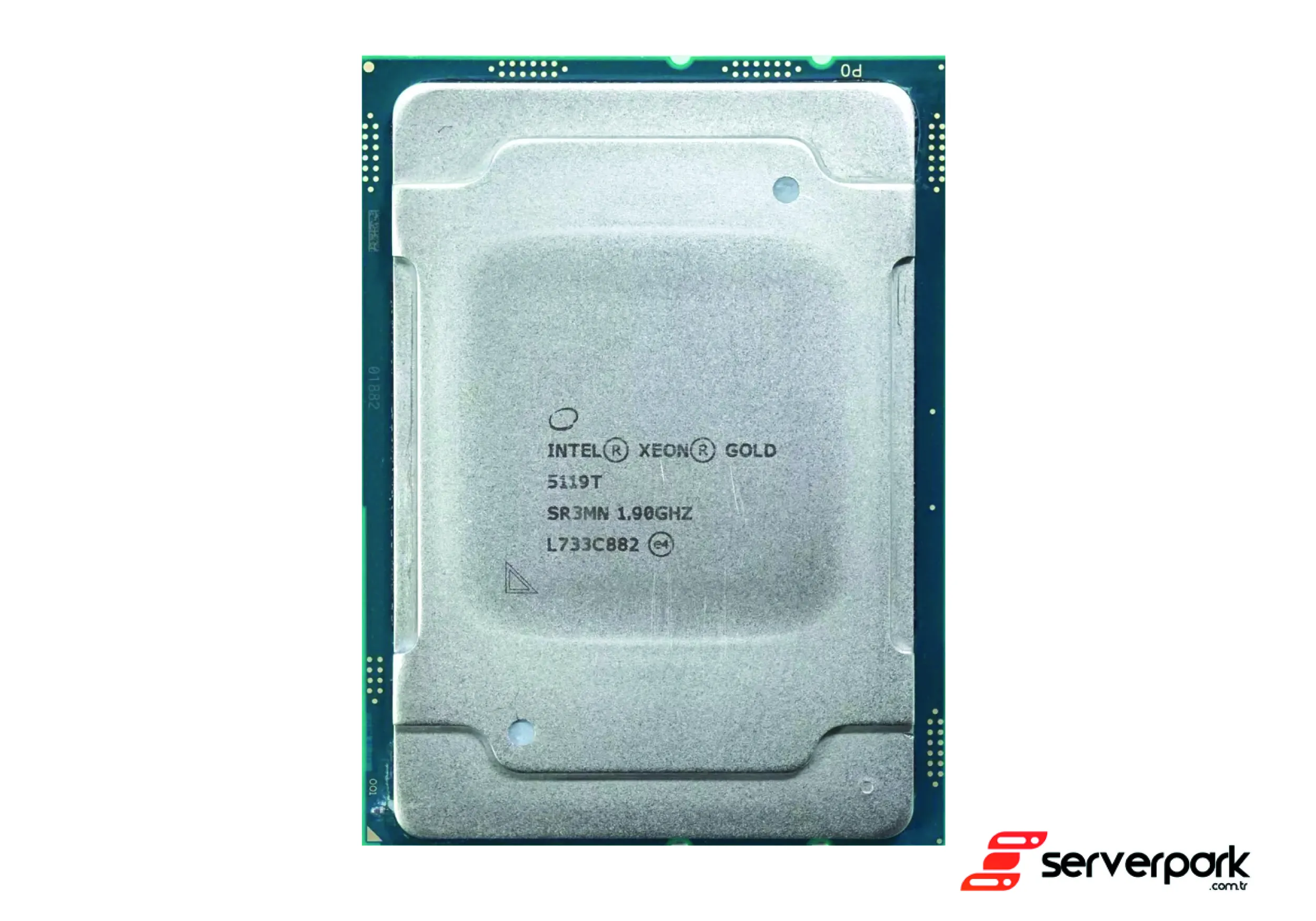 Intel Xeon Gold 5119T 1.9 GHz	 PN: SR3MN 