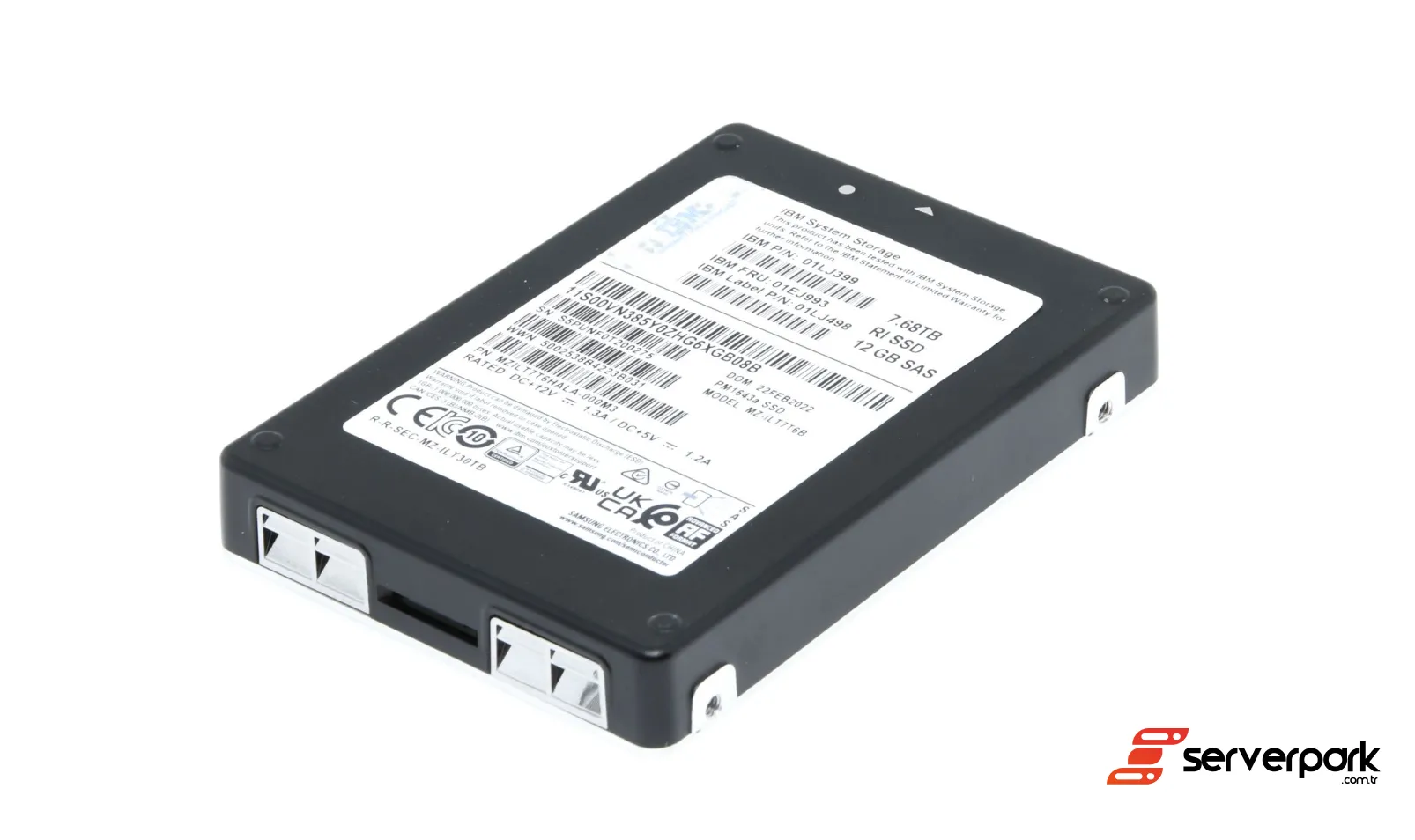 IBM 7.68TB 2,5'' SAS SSD - PN: 01EJ993 / 01LJ399