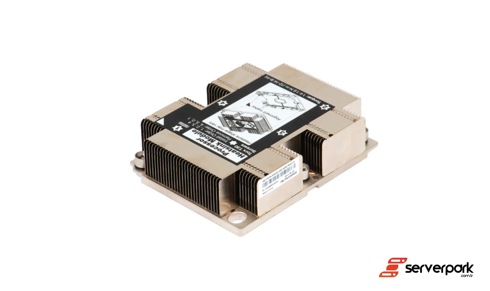 Lenovo ThinkAgile / ThinkSystem 1U High Performance Heatsink PN: 01KP650 / SH47A11842