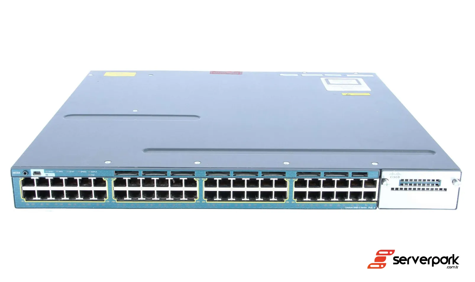 Cisco Catalyst 3560-X WS-C3560X-48P-S 48x RJ-45 1G PoE+, 2x 715W - PN: WS-C3560X-48P-S