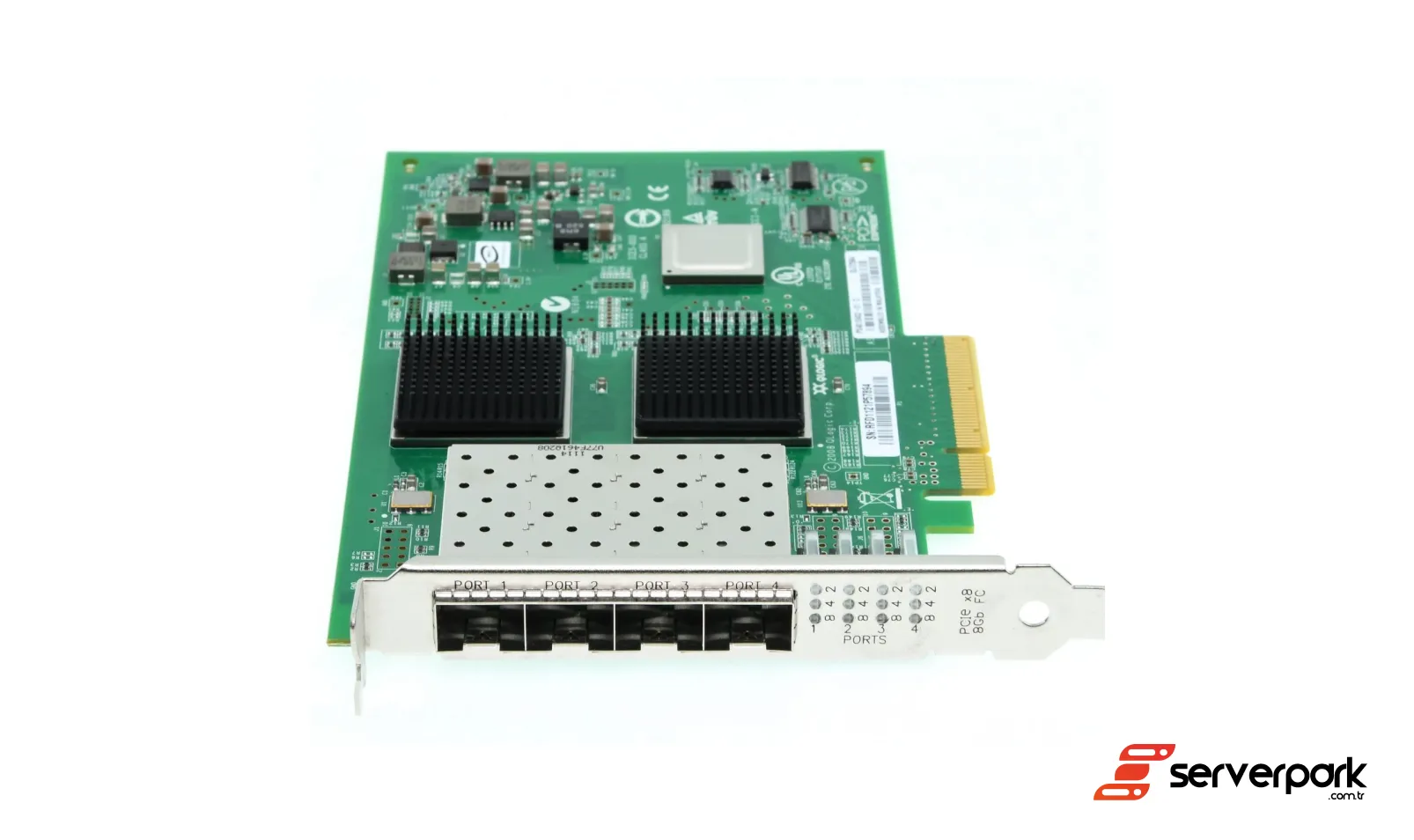 QLogic QLE2564 Quad Port 8G SFP+ Fibre Channel HBA Kartı - PN: PX4810402-01
