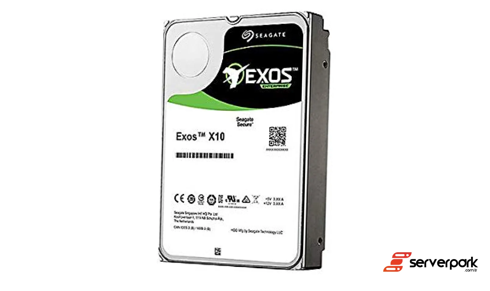 Seagate Exos 3.5' X10 10TB 7.2K SAS HDD - PN: ST10000NM0096