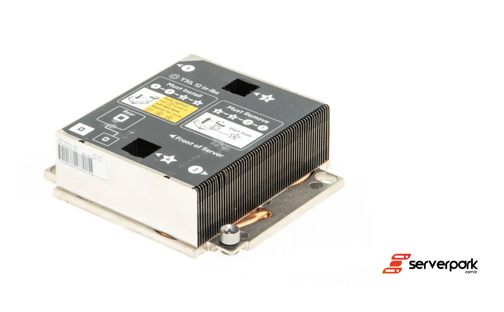 HPE  - ProLiant BL460c Gen10 Rear CPU#1 Heatsink- PN: 877966-001