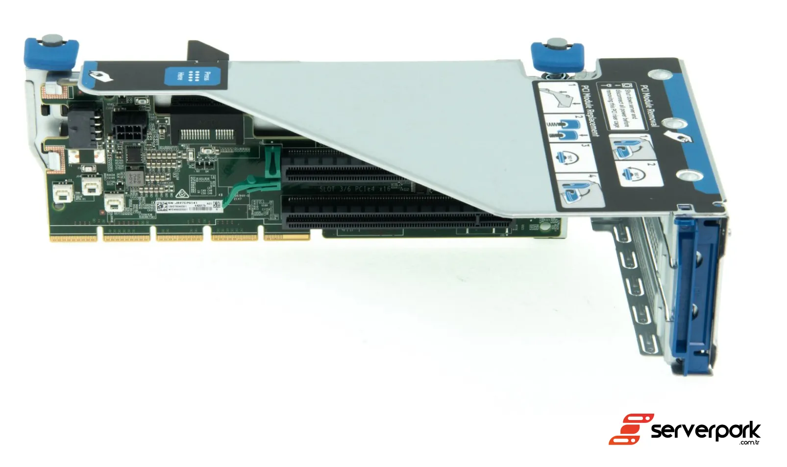 HPE Seçenekli 2. Riser Kartı - PCIe Gen4 x16/x16 - DL380 Gen10 Plus, DL385 Gen10 Plus v2 - PN: P18720-001 / P14590-B21